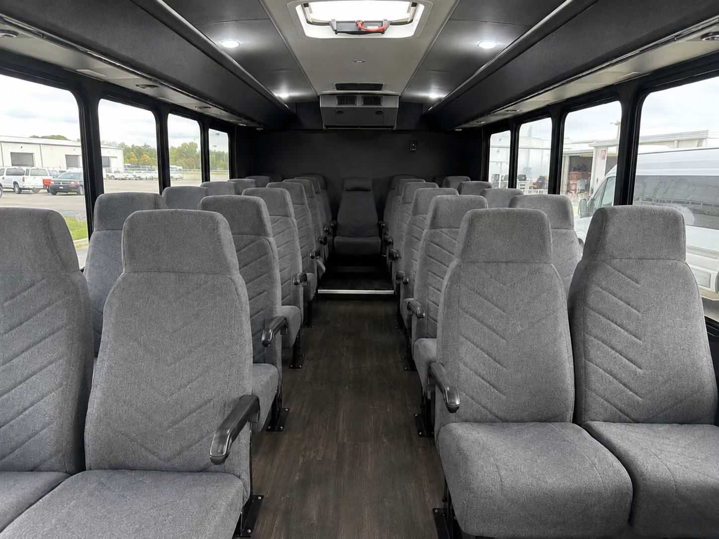 15 passenger minibus interior