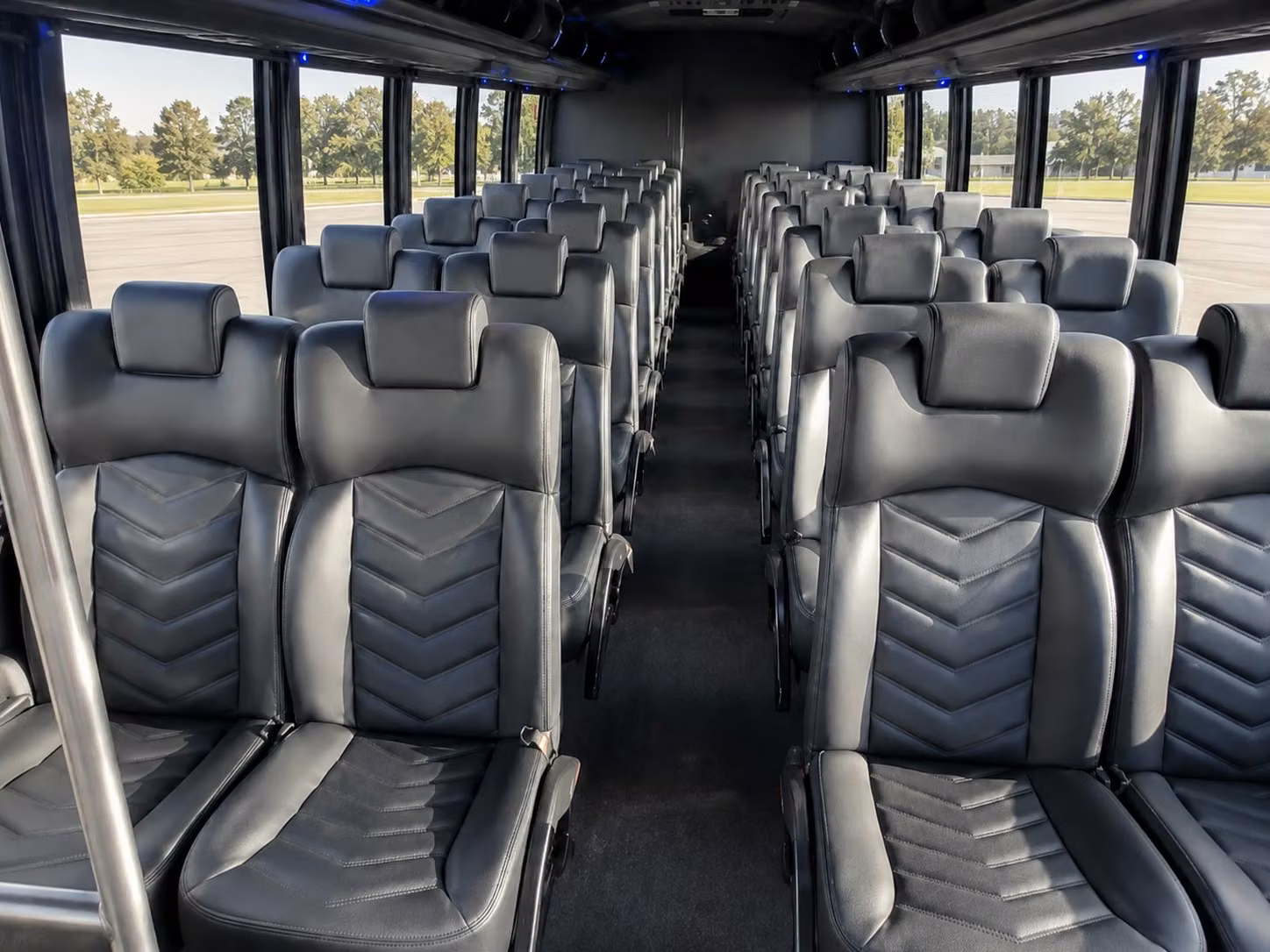 18 passenger minibus inside