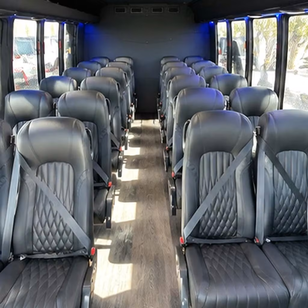 35 passenger minibus interior